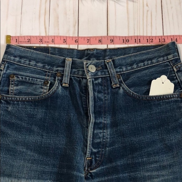 Levi’s custom up cycled shorts size 28 - Picture 9 of 12
